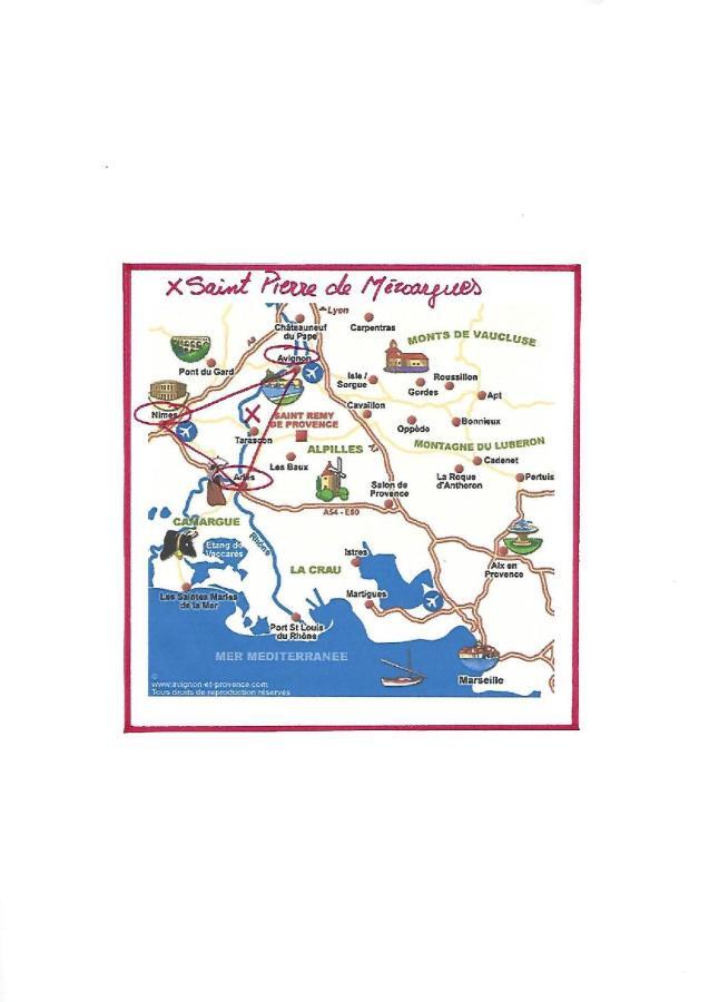 Le Mas Saint Jean Mézoargues Εξωτερικό φωτογραφία